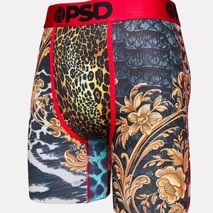 PSD Luxe Animal Print Leopard Zebra Cheetah Boxer Briefs Underwear